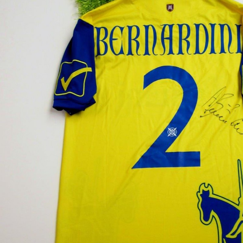 Bernardini match issued/worn shirt, Chievo Verona, Serie A 2013/2014 - signed