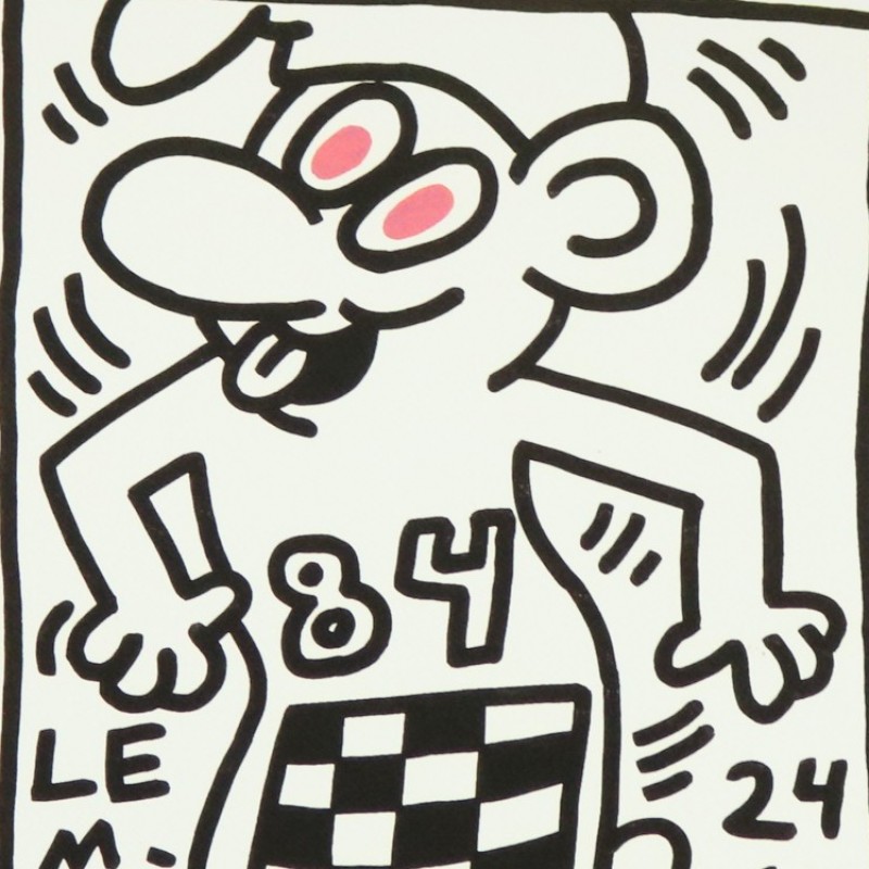 Keith Haring Signed Lithograph 