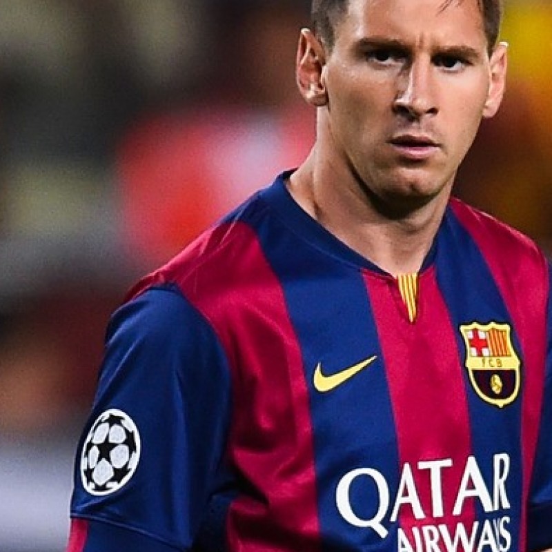 Maglia Messi Barcellona 2014/2015 - autografata dalla squadra