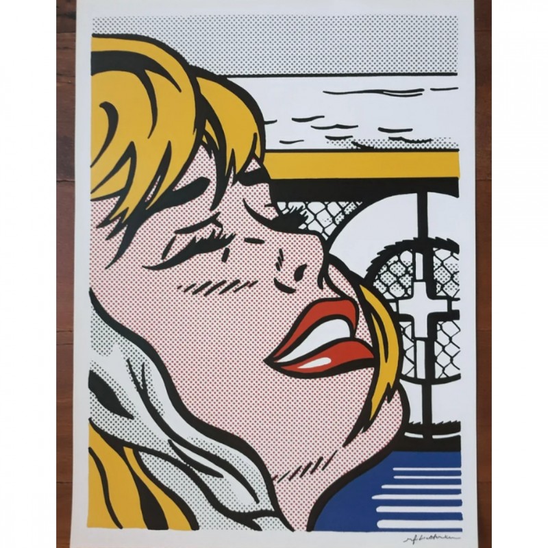 "Shipboard Girl" Poster by Roy Lichtenstein