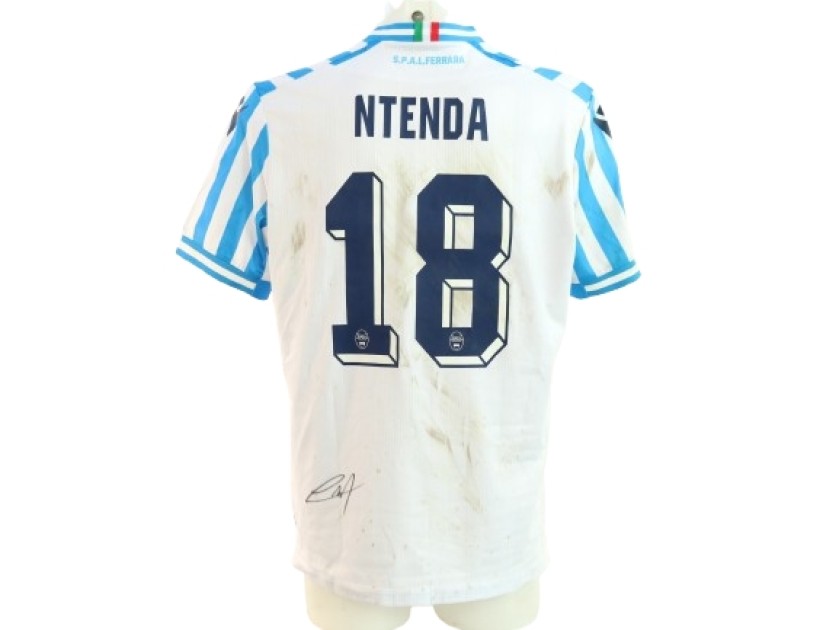 Ntenda's SPAL vs Milan Futuro Signed Unwashed Shirt, 2025 