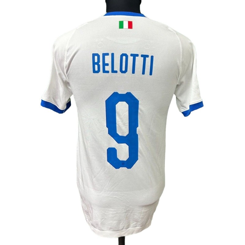 Belotti's Match-Issued Shirt Italy vs Liechtenstein, EURO Qualifiers 2019