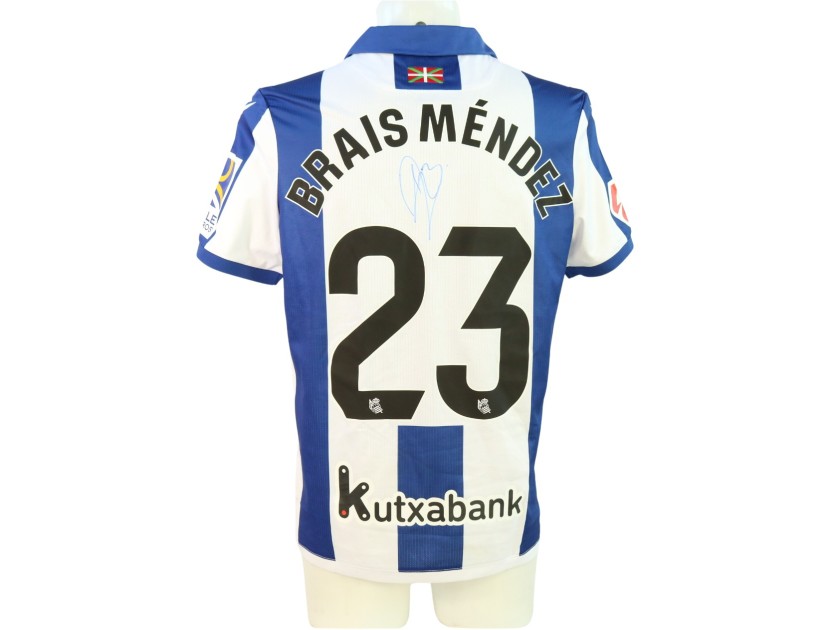 Brais' Signed Unwashed Shirt, Real Sociedad vs Real Betis 2024