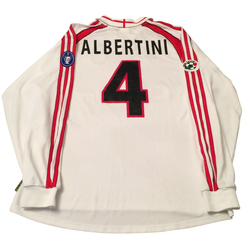 Maglia Albertini Milan, preparata 2001/02