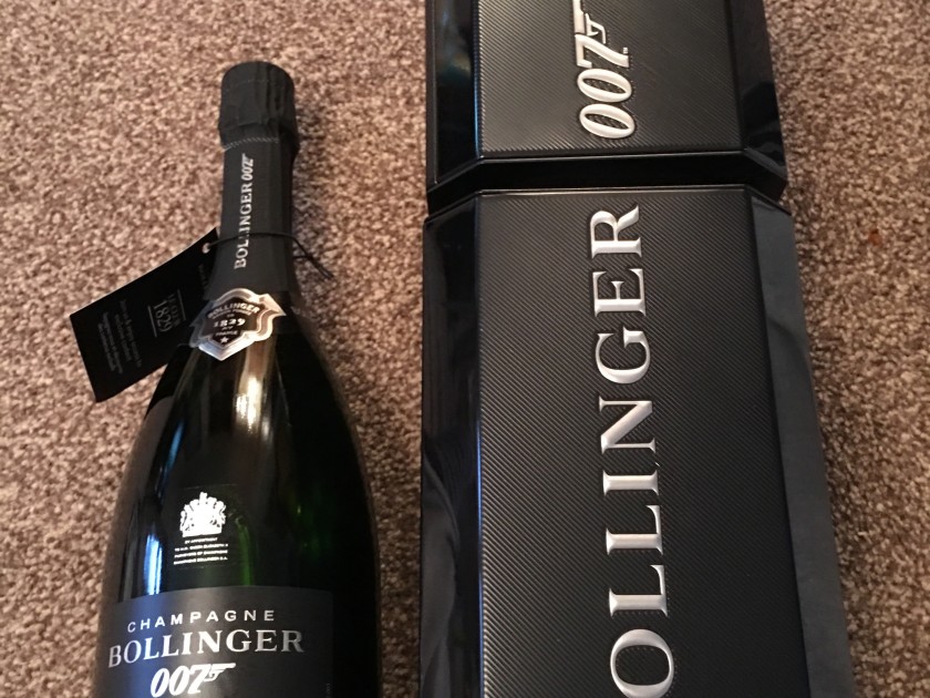 007 Spectre bottle of Bollinger Champagne in Case