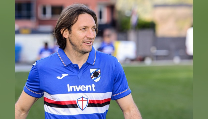 Barreto's Official Sampdoria Shirt, 2019/20 - Signed by the Players