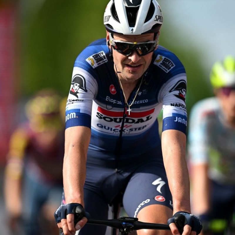 Maglia gara Team Soudal Pieter Serry, Giro d’Italia 2023 - Indossata