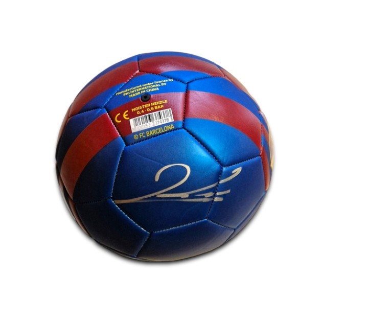 Pallone da calcio Lewandowski Barcellona - Autografato