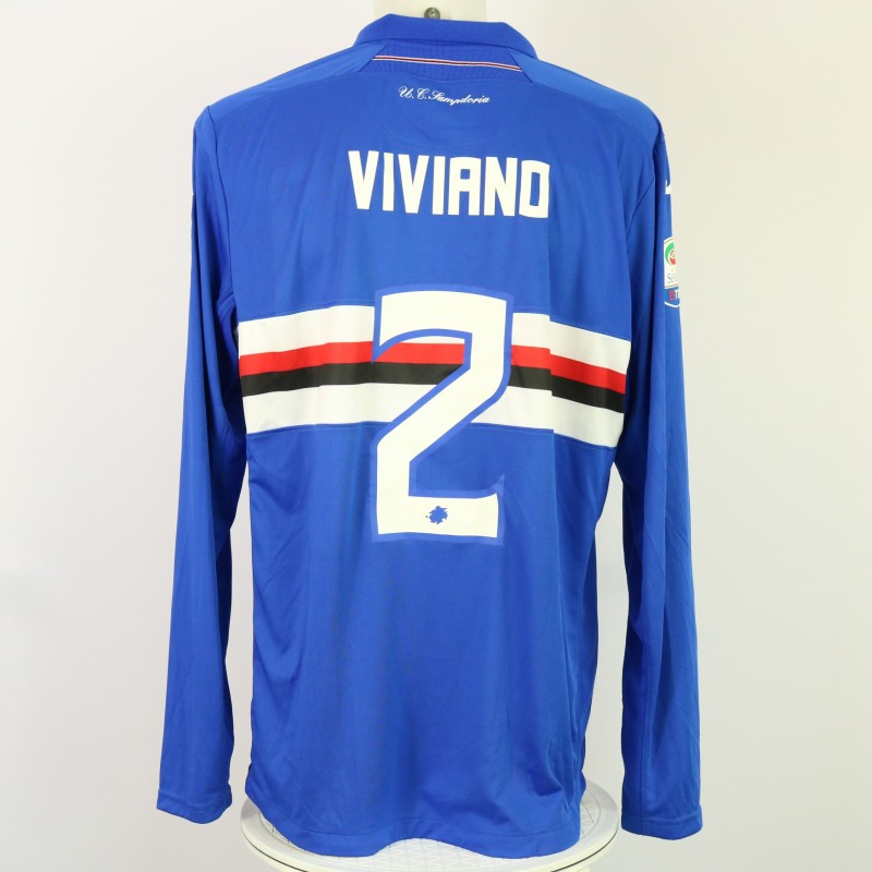 Viviano's Sampdoria Match-Issued Shirt, 2017/18
