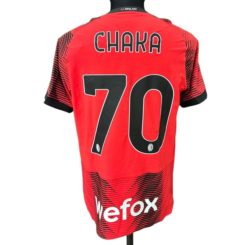 Chaka's Milan Issued Shirt, 2023/24