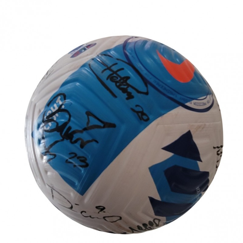 Match-Ball Serie A TIM 2021/22 - Unwashed - Signed by Inter FC Players