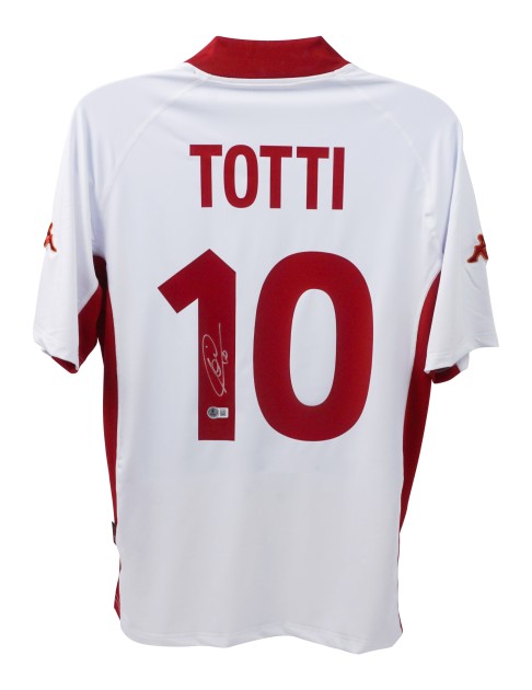 Replica della maglia dell'AS Roma firmata da Francesco Totti