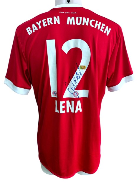 Maglia Ufficiale Lena Bayern Monaco, 2017/18 - Autografata