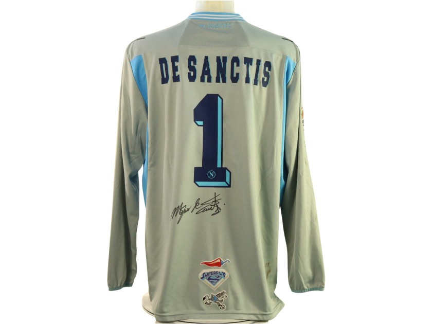 De Sanctis' Napoli Signed Unwashed Shirt, 2012/13