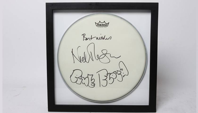 NICK MASON – Pink Floyd Signed Drum Head