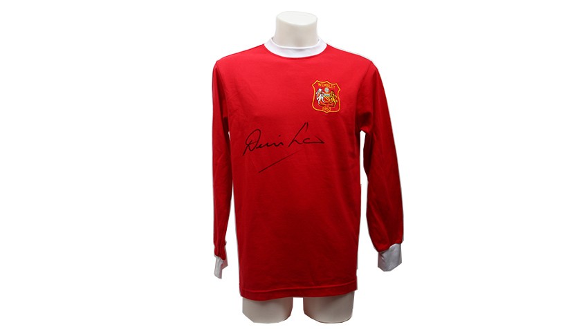 Manchester United Retro Shirt, 1963 - Signed by Cantona