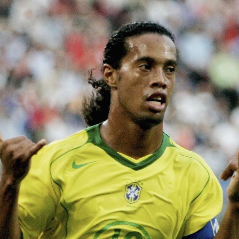 Maglia Ronaldinho Brasile - Autografata