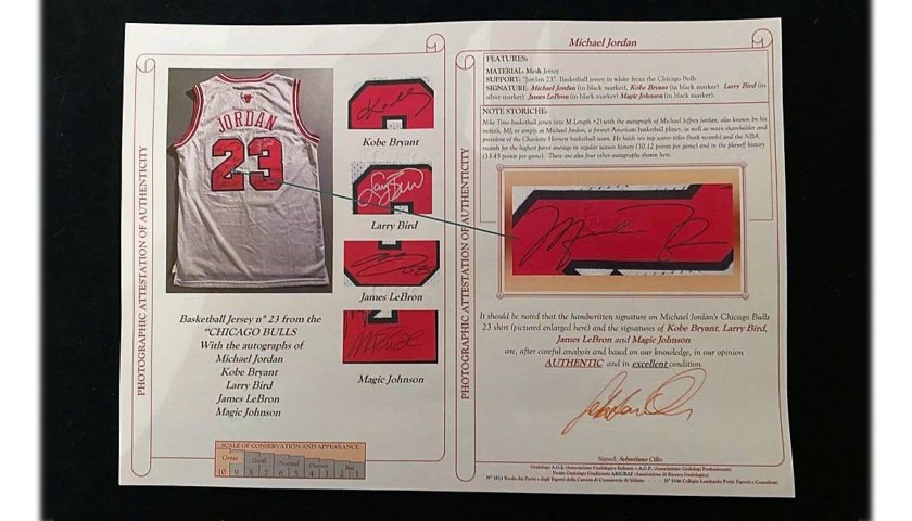 Michael Jordan Chicago Bulls Autographed Black Jordan XXIII