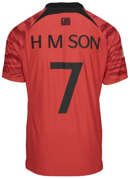 Son's Match Shirt, South Korea vs Portugal WC Qatar 2022