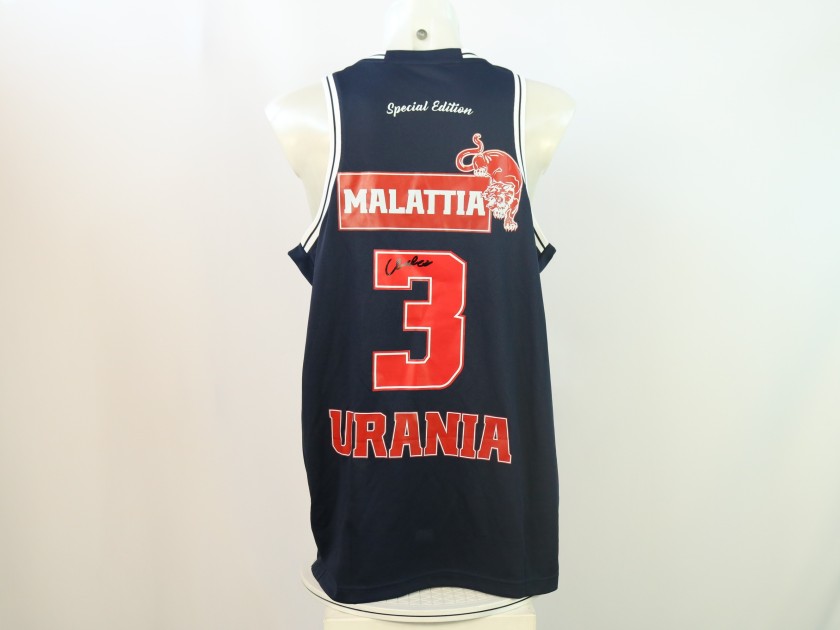 Malattia's Match Worn tank top, Urania Basket 2024 - Signed