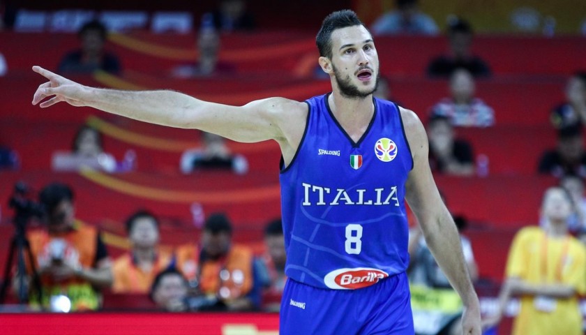 Gallinari's Official Italy Signed Vest, 2019