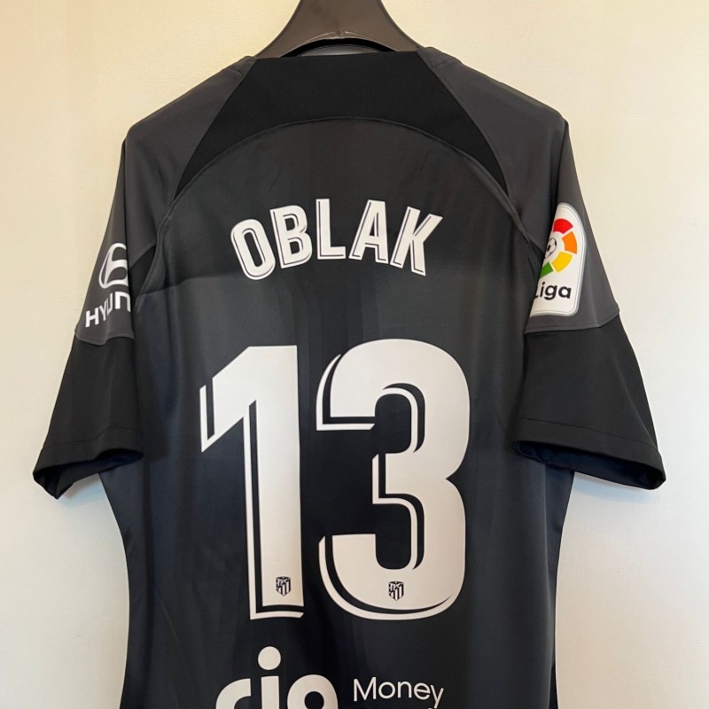 Oblak's Atletico Madrid Match Shirt, 2022/23