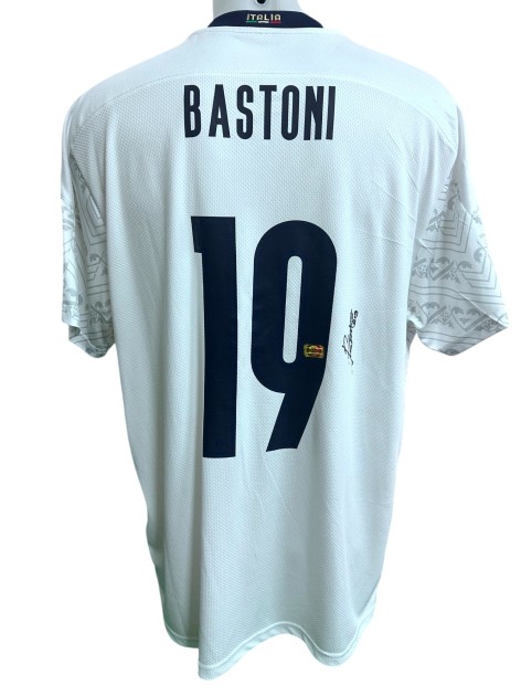 Maglia Ufficiale Bastoni Italia, 2020/21 - Autografata