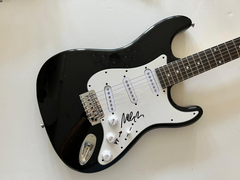 Nate Mendel of Foo Fighters Signed Electric Guitar