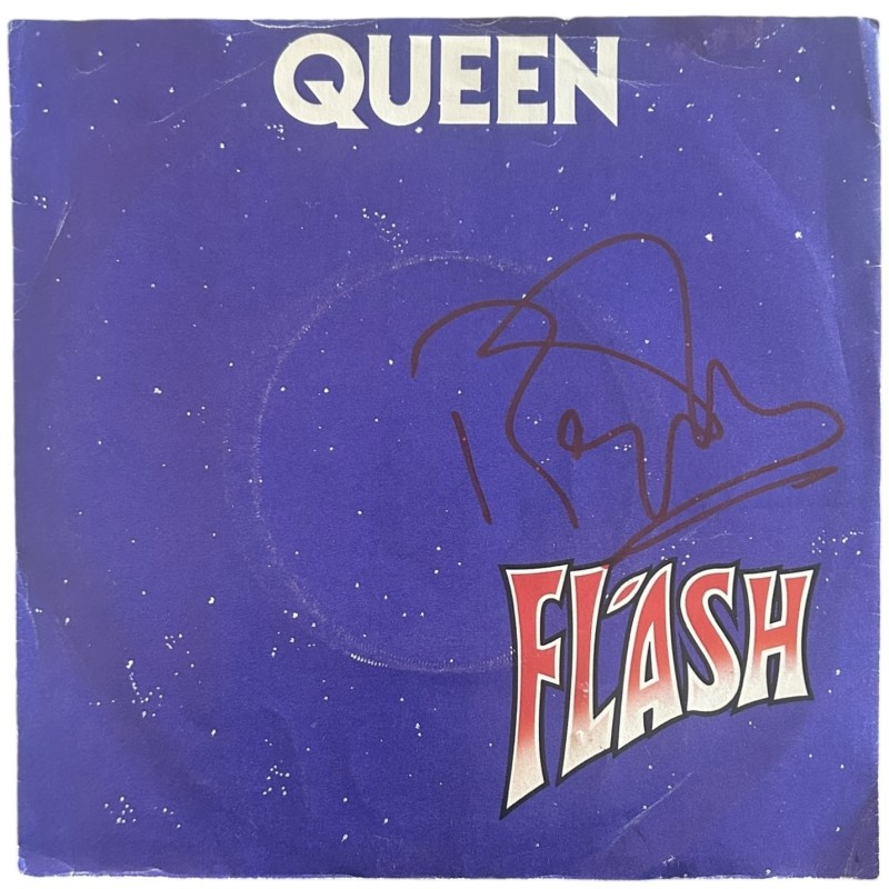 Roger Taylor of Queen Signed Flash Vinyl 45