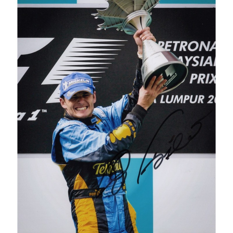 Formula 1 - Photograph Signed by Giancarlo Fisichella