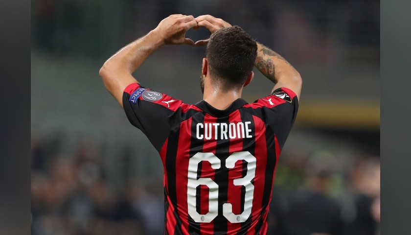 Cutrone's Official Milan Shirt, 2018/19 - Signed
