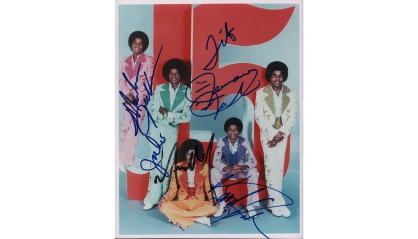 The Jackson 5 Hand Signed Photograph
