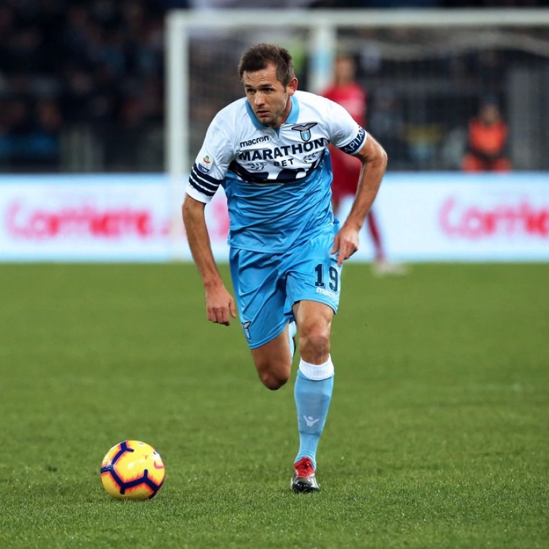 Lulic's Lazio Signed Match Shirt, Serie A 2018/19