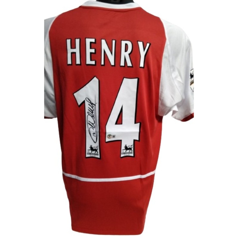 Henry Arsenal Signed Replica Shirt, 2003/04 