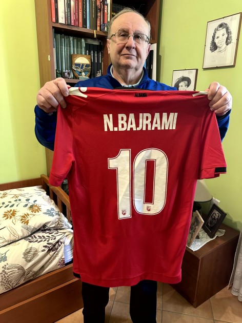 Bajrami's Worn Shirt, Albania-Italy 2022 - CharityStars
