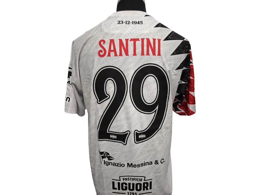 Santini's Comemmorative Match-Worn Shirt + Shorts, Latina vs Sorrento 2026 - 80th Anniversary with RF78 Patch