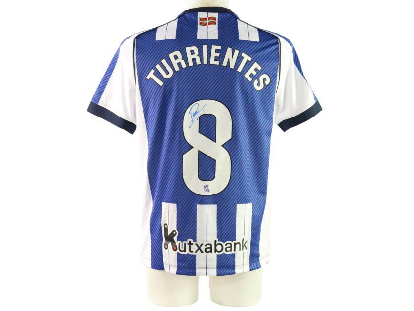 Turrientes' Signed Unwashed Shirt, Real Sociedad vs Atletico Madrid 2026