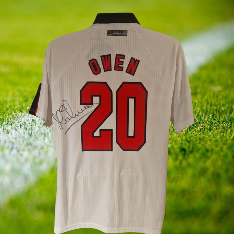 Michael Owen Signed Fifa World Cup England 1998 Football Shirt 