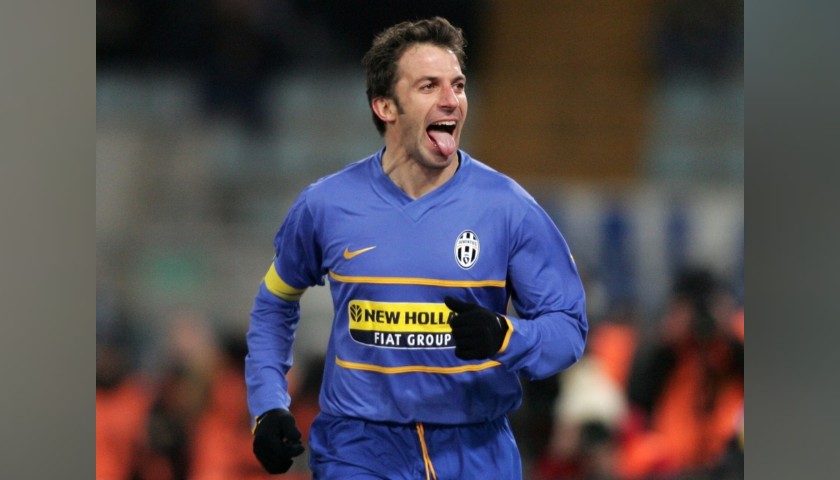 Del Piero's Signed Match Shirt, Lazio-Juventus 2007