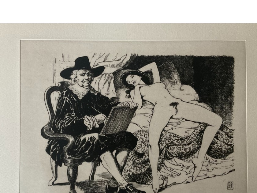 "Rembrandt" by Milo Manara