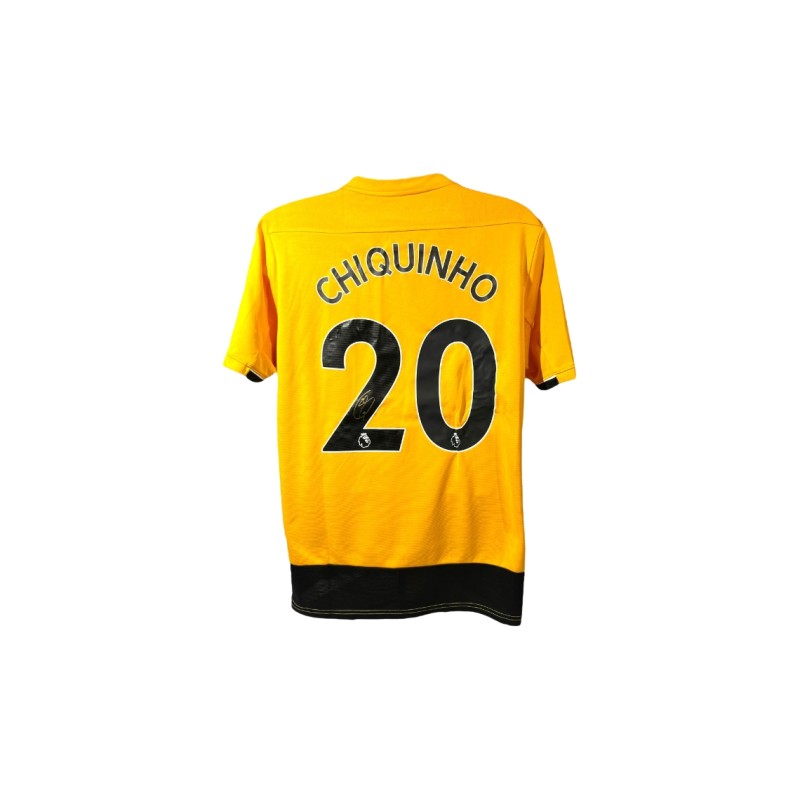 Maglia ufficiale autografata di Chiquinho del Wolverhampton Wanderers 2022/23