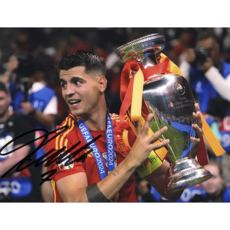 Alvaro Morata - Signed Photograph