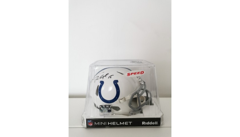 Mini Helmet NFL Indianapolis Colts Signed by Parris Campbell