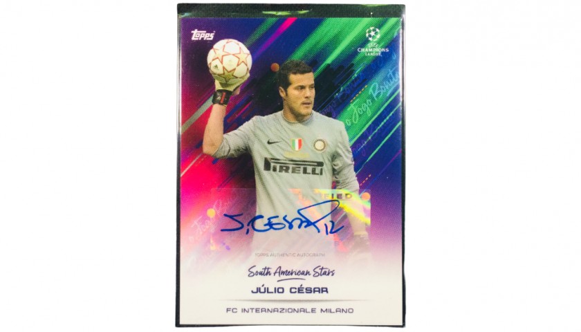 Julio Cesar Signed Card