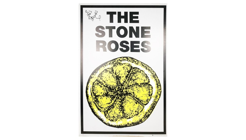 Ian Brown's Signed Poster Photo - The Stone Roses