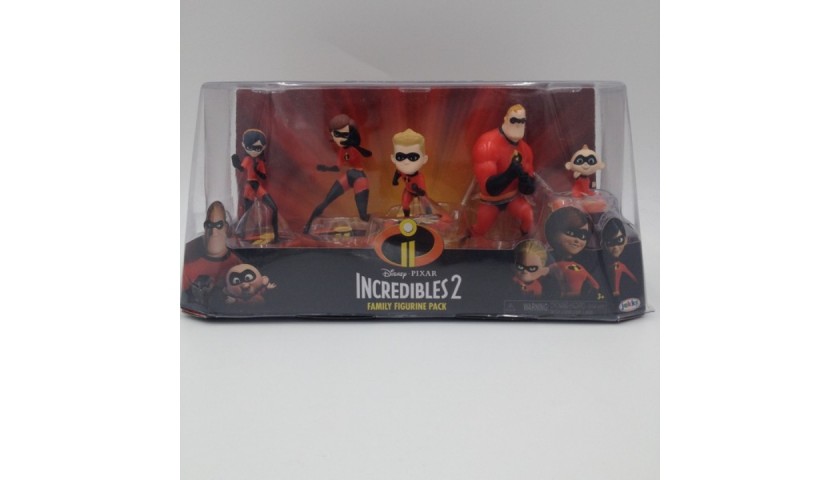  Disney Pixar "Incredibles 2" Family Figure Pack
