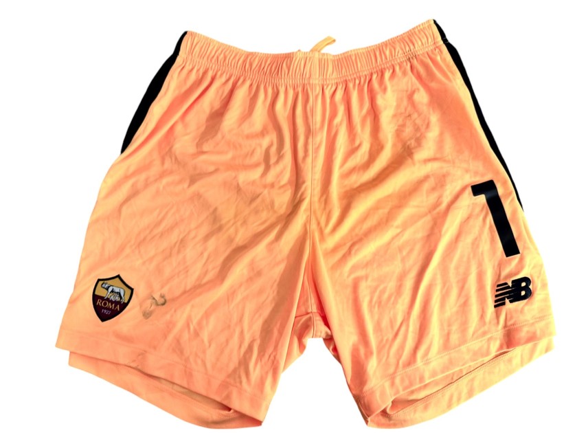 Rui Patricio's Roma Unwashed Shorts, 2021/22