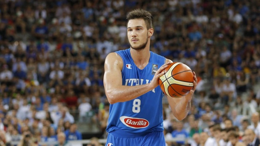 Italy Training Jersey - Signed by Gallinari