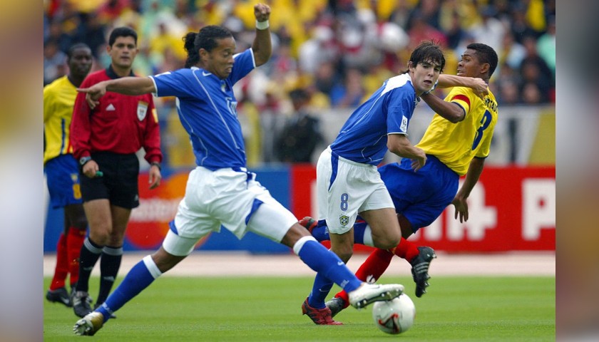 Kaka's Official Brazil Signed Shirt, 2002