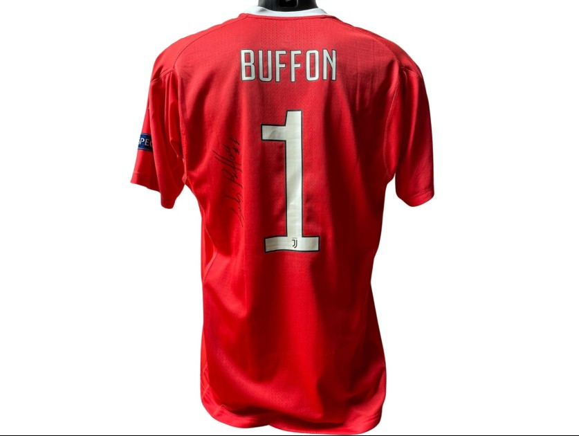 Maglia Buffon preparata Tottenham vs Juventus 2018 - Autografata